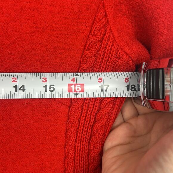 Geiger Tyrol red wool structured women’s coat jacket size 42 - Picture 8 of 11